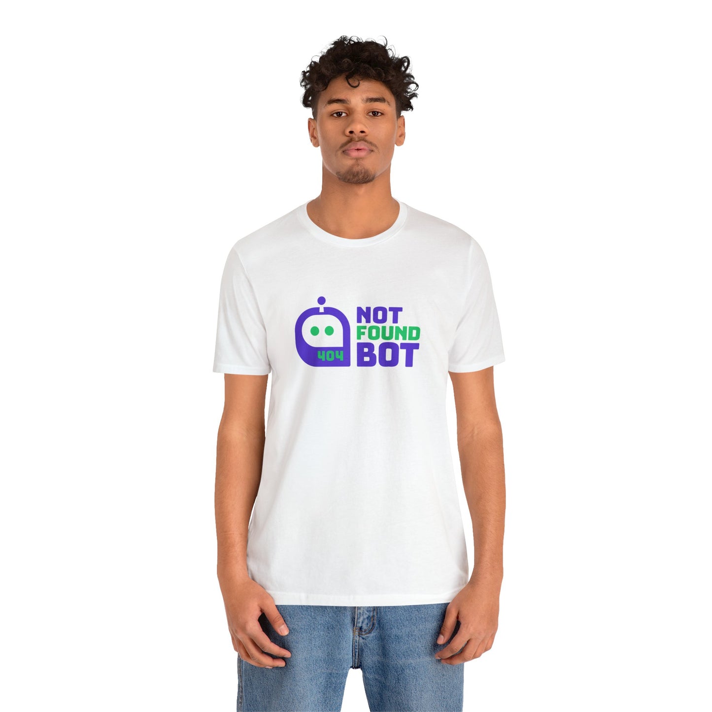 NotFoundBot Logo - Unisex Jersey Short Sleeve Tee